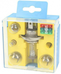 Set becuri auto HELLA 12V kit H4 P21W P21/5W R5W T4W 3 sigurante 8GJ002525913 