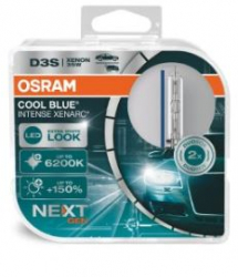 Set becuri D3S OSRAM 66340CBNHCB 12/24V 35W COOL BLUE INTENSE NextGen cu pana 150 mai multa lumina Pk32d-5 Omologare ECE pana la 