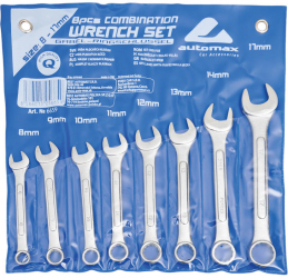 Set chei combinate 7 piese 8 9 10 11 12 13 14 17 cheie fixa + cheie inelara 