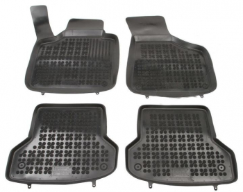 Set covorase auto din cauciuc Audi A3 2003-2012 si A3 Sportback 2003-2012 presuri tip tavita marca Rezaw Plast 