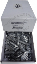 Set greutati echilibrare jante 25g 100 bucati pentru janta tabla 