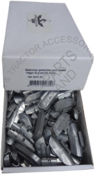 Set greutati echilibrare jante 30g 100 bucati pentru janta tabla 