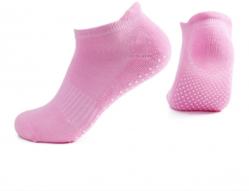 Sosete sport antiderapante scurte Lerods pentru fitness yoga balet dans culoare roz marime 36-42 