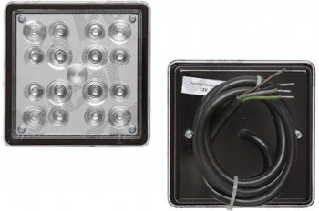 Stop spate lampa Universal spate omologare ECE 12/24V 140mm 110x110x32mm fara lumina de dat inapoi fara lampa ceata led suport surub 