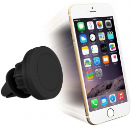 Suport auto magnetic pentru telefon fixare in grila de ventilatie rotire 360 grade 40x55x38mm 