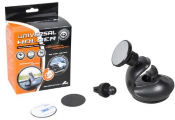 Suport auto pentru telefon 2 in 1 Automax magnetic fixare cu ventuza + fixare grila ventilatie 