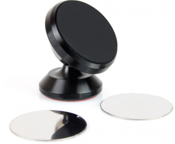 Suport auto pentru telefon AMIO HOLD-08 magnetic 48x48mm fixare banda dubla adeziva 