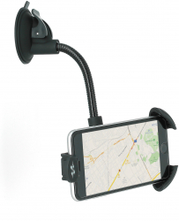 Suport auto pentru telefon Pulse Pro fixare cu ventuza brat flexibil 