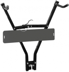 Suport bicicleta Carpoint fixare pe carligul de remorcare cu suport nr inmatriculare pentru 2 biciclete