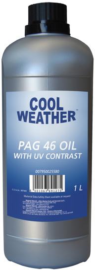 Ulei de refrigerare aer conditionat AC MAGNETI MARELLI 1 litru PAG 46 + contrast UV 