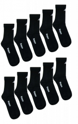 Set Kappa 10 perechi de sosete medii barbati - Negru 39-42