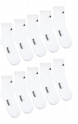 Set Kappa 10 perechi de sosete medii dama - Alb 39-42 