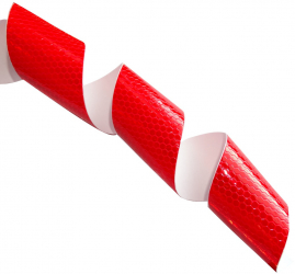 Banda reflectorizanta AERZETIX 5 cm x 20 m rosu
