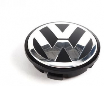 Capac Janta Original/OE Volkswagen plastic ABS negru/argintiu 