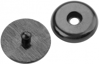 Clips blocare catarama centura siguranta universal 16 mm negru 