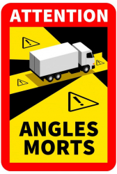 Set 2 indicatoare autocolante & Angles morts& autoadeziv folie de protectie 17 × 25 cm 