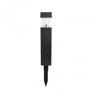 Lampa solara decorativa cu LED 2.7 x 28 cm neagra 