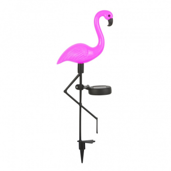 Lampa solara decorativa cu LED 52 cm model flamingo 