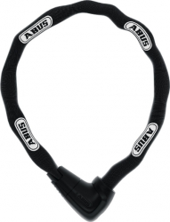 Lant pentru biciclete antifurt ABUS Steel-O-Chain&trade 9808/140 black otel 140 cm lungime diametru 8 mm negru nivel securitate 11