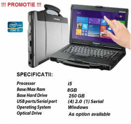 Panasonic I5 Cf-53 I5 8GB 250GB HDD uz auto industrial Refurbished