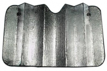 Parasolar auto Home&Mode Poliester 130 x 60 cm Argintiu