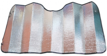 Parasolar folie aluminiu RoGroup 2 fete 70 cm x 150 cm 
