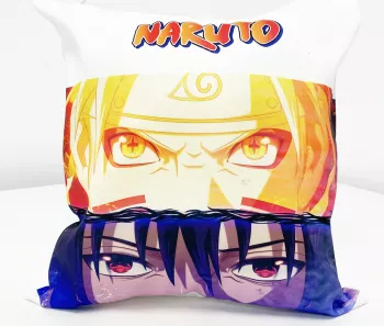 Perna naruto sasuke 40 x 40 cm personalizata 
