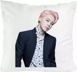 Perna personalizata bts jimin poliester 40x40 cm 