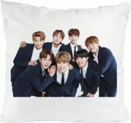 Perna personalizata bts poliester 40x40 cm 