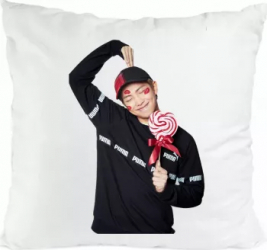 Perna personalizata bts rap monster poliester 40x40 cm 