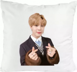 Perna personalizata jimin bts poliester 40x40 cm 
