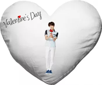 Perna personalizata suga bts inima poliester 