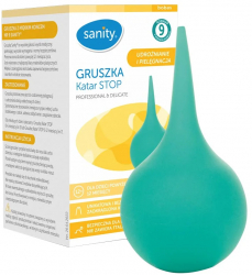 Pompa piriforma Sanity Stop nr.9 nas si urechi pentru copii 1 an+ Verde 