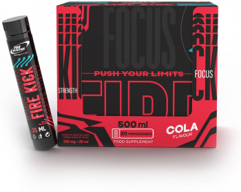 Pre-workout antrenament Fire Kick Cola 20 monodoze x 25 ml 