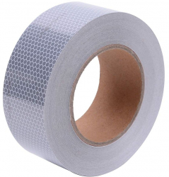 Rola banda reflectorizanta adeziva tip fagure Alba 25m x 5cm 