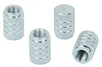 Set 4 Capacele ventil ornamentale - Argintiu Motor Starter 