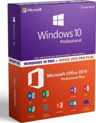 Windows 10 Pro Retail + Office 2019 Pro Plus Licenta Permanenta - Toate aplciatiile 