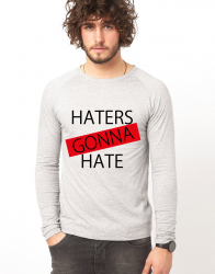 Bluza gri barbati Haters M 