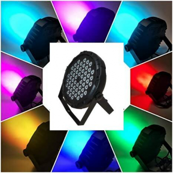 Led par 54 LEDURI RGB proiector disco lumini senzor sunet dmx 