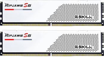Memorie G.Skill Ripjaws S5 White 32GB DDR5 6000MHz CL30 Dual Channel Kit F5-6000J3040F16GX2-RS5W 