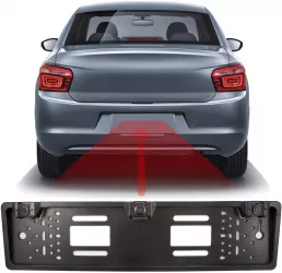 Camera + senzor de parcare pe suport pentru numar de inmatriculare Carguard 