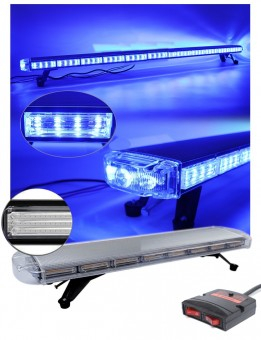 Rampa girofar 98cm 12v-24v albastra 