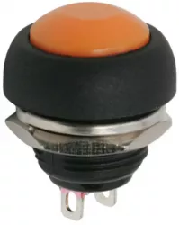 Buton 1 circuit 1A-250V OFF- ON portocalie 