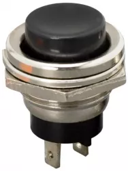 Buton 1 circuit 2A-250V OFF- ON negru 