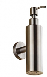 Dispenser sapun lichid 500ml metalic forma cilindrica inox satinat 