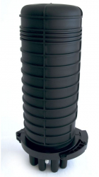 Encloser cilindric etans pentru exterior cilindric-oval rezistent la intemperii pentru montare aeriana si subterana
