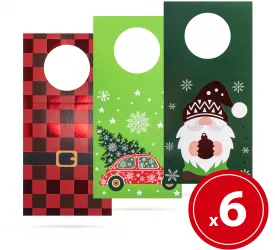 Felicitare de pus pe sticle - 6 buc / pachet 