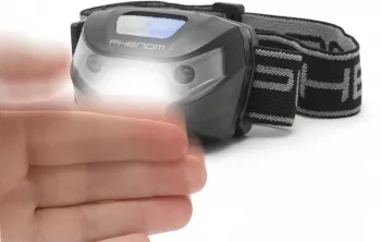 Lampa de cap cu acumulator si pornire cu senzor PHENOM 