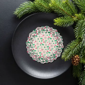 Napron de hartie - decor de Craciun - 26 5 cm - 10 buc / pachet 
