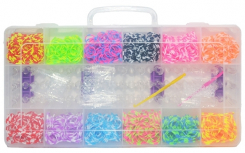 Set creativ elastice 2400 piese 7Toys